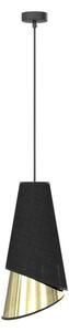 Pendul pe cablu MODA 1xE27/15W/230V negru/auriu
