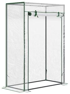 Outsunny Seră pentru Balcon cu Ușă Rulabilă, 100x50x150 cm, Transparentă | Aosom Romania
