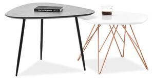 Z0ND0 Măsuță de cafea Rossi Zest Xl (alb + negru). 1111852