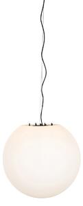 Lampă suspendată de exterior modernă albă 56 cm IP65 - Nura
