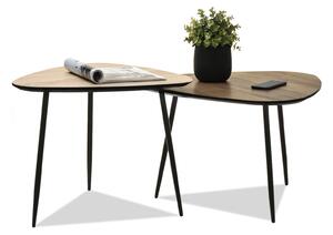 Z0ND0 Măsuță de cafea Rossi Zest Xl (nuc + negru). 1111864