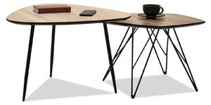 Z0ND0 Măsuță de cafea Rossi Zest Xl (sonoma + negru). 1111865