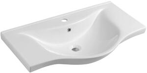 Aqualine Zara lavoar 79.5x46 cm semicircular clasică-mobilier alb 10080