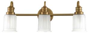 Quoizel QZ-SWELL3-BB-BATH-LED Aplica de perete pentru baie SWELL 3xG9/3W/230V IP44 auriu