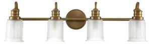 Quoizel QZ-SWELL4-BB-BATH-LED Aplică de perete pentru baie SWELL 4xG9/3W/230V IP44 aurie