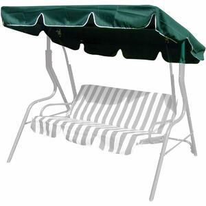 Copertină pentru balansoar Happy Green Stripy