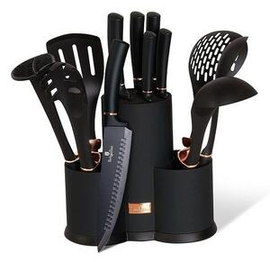 Set de ustensile de bucătărie Berlinger Haus 12 piese Black Rose Collection