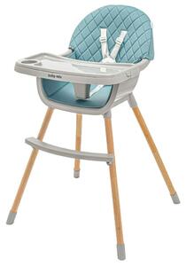 Scaun de masă pentru copii Baby Mix Freja wooden, verde