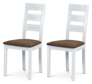 Set de scaune de sufragerie BC-2603 WT, alb, 2buc