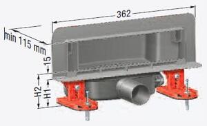 Kessel Scada rigolă duș 30 cm 48000.02