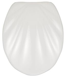 Wenko Seashell capac wc închidere lentă alb 18442100