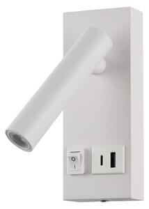 Aplica LED Klausen Smarty W 2W Alb 3000K Design Modern Minimalist 14.5x15x6 cm Lumina Calda Accent 38 Grade Ideala Pentru Dormitor Hol Eficienta
