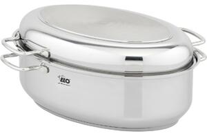 Elo 99938 Tavă de copt cu capac și grătar BellaGusto 38 x 27,5 cm