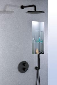 Paffoni Light set de duș ascuns cu termostat da WARIANT-negruU-OLTENS | SZCZEGOLY-negruU-GROHE | negru LIQ018ZSC2A.NO