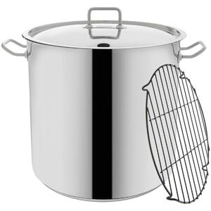 Orion Cratiță din oțel inoxidabil cu grilă 32 l