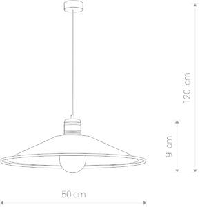Nowodvorski Lighting Garret lampă suspendată 1x60 W negru 6444