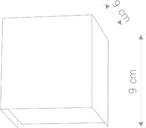 Nowodvorski Lighting Cube plafonier 1x50 W grafit 5272