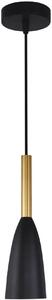 Light Prestige Solin lampă suspendată 1x60 W negru-auriu LP-181/1PBK/GD