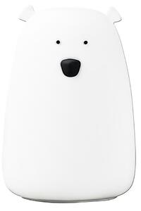 Lampă tactilă pentru copii LED RGB BEAR LED/0,8W/5V albă + USB
