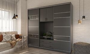Dulap Universal Grafit, 270 x 240 x 60 cm