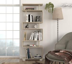 Biblioteca, Modern Loft, UnicUtil, 60 x 19.5 x 162.9 cm, Crem, UUBIB47