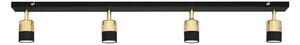 Spot LED TUBSSON 4xGU10/4,8W/230V negru/auriu
