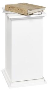 FMD Masă decorativă cu ușă, alb, 57,4 cm 641-001E