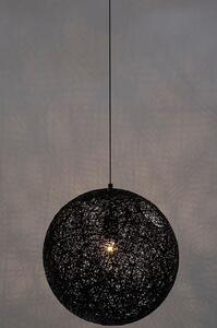 King Home Luna lampă suspendată 1x60 W negru 1027S-400.BLACK