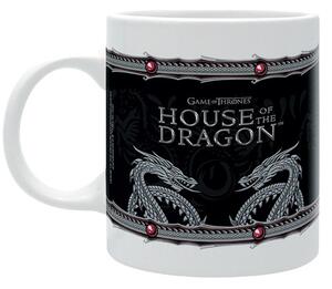 Cana ceramica licenta House of the Dragon - Silver Dragon 320ml