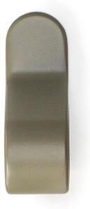 Buton pentru mobila Belt, finisaj gri muschi, 63.5x22 mm