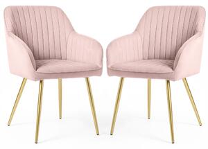 Set 2 scaune de sufragerie Foraccia (pudră). Promo -13%. 1152195