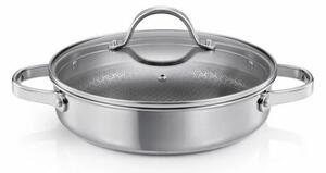 Tigaie adâncă cu capac Tescoma SteelCRAFT diametru 24 cm, 2 mânere, 24 cm
