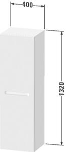 Duravit No. 1 dulap 40x36x132 cm agățat lateral grafit N11308L49490000