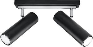 Sollux Lighting Direzione lampă de tavan 2x6 W negru SL.0500