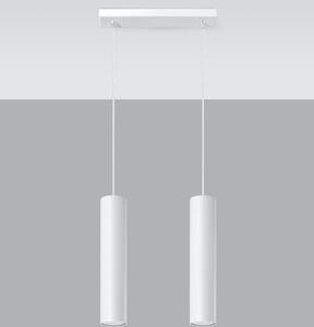 Sollux Lighting Lagos lampă suspendată 2x40 W alb SL.0324