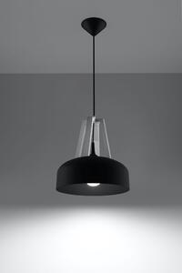 Sollux Lighting Casco lampă suspendată 1x60 W negru SL.0389