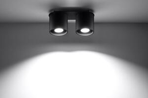 Sollux Lighting Orbis lampă de tavan 2x40 W negru SL.0054