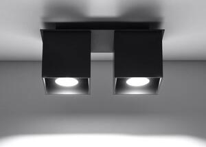 Sollux Lighting Quad 2 lampă de tavan 2x40 W negru SL.0063