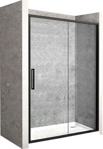 Rea Rapid Slide uși de duș 100 cm culisantă negru semi lucios/sticlă transparentă REA-K6400