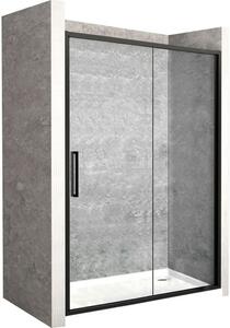 Rea Rapid Slide uși de duș 150 cm culisantă negru semi lucios/sticlă transparentă REA-K6405