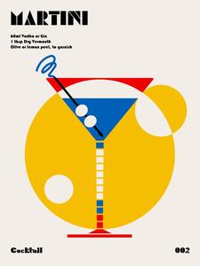 Ilustrație Martini Bauhaus Cocktail, Retrodrome