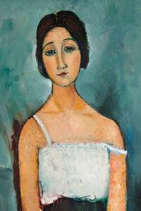 Reproducere Christina, Portrait of a Girl in White - Amedeo Modigliani