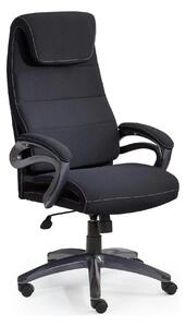 Scaun birou SIDNEY, negru, stofa, 65x70x117/125 cm