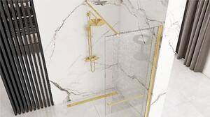 Rea Cortis perete de duș 120 cm auriu luciu/sticla transparentă REA-K8485