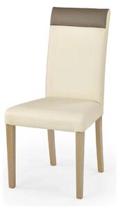 Scaun tapitat cu piele ecologica Norbert, 47X55X99 CM