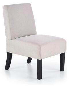 Scaun copii Fido, gri/negru, stofa/lemn de cauciuc, 52X65X75 CM