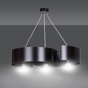 Emibig Vixon lampă suspendată 3x60 W negru 284/3