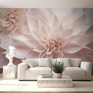 Tapet Flori volumetrice, Fototapet 3D, Fototapet 3D Flori, w09173v1 : Uwalls.ro