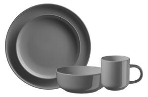 Set de masă Mäser 16 buc. ALENIA, gri