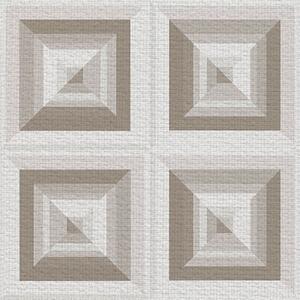Tapet Model geometric tridimensional în gri și bej, Tapete scandinav, a00187 : Uwalls.ro